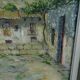 Mountain painting, oil on canvas signed