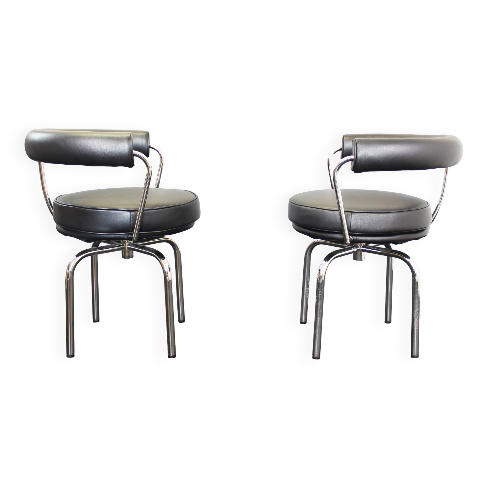 Set of 2 Lc7 Le Corbusier Cassina Charlotte Perriand