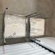 Pair of white marble coffee tables Florence Knoll