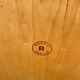 Louis Philippe low depth chest of drawers in solid wood with 4 drawers