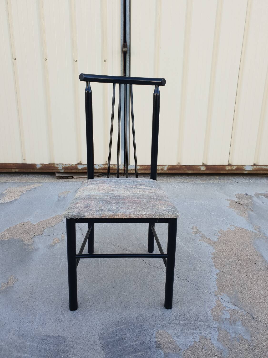 Series of 4 designer chairs 1980