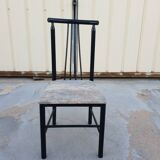 Série de 4 chaises design 1980