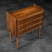 Commode classique en teck scandinave danoise moderne du milieu du siècle, années 1960
