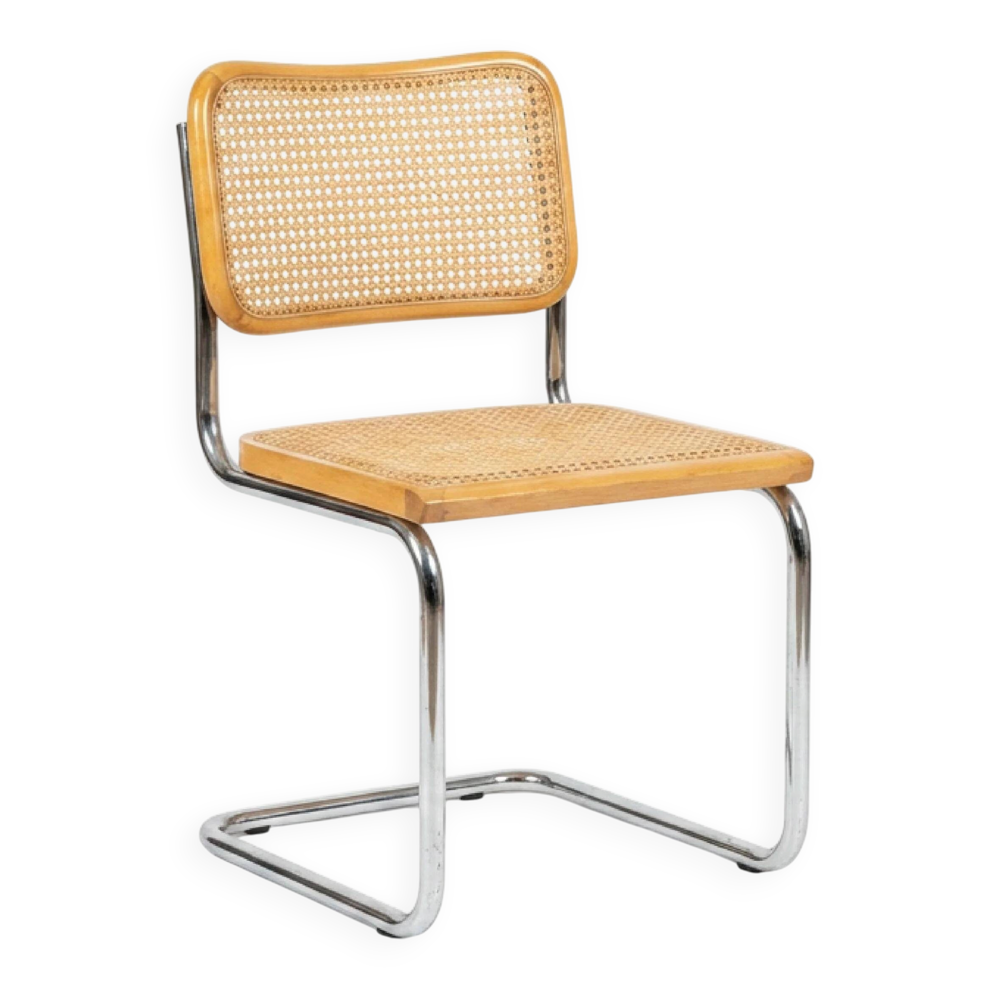 To be seized! 4 original Breuer chairs — made in Italy, 1993.