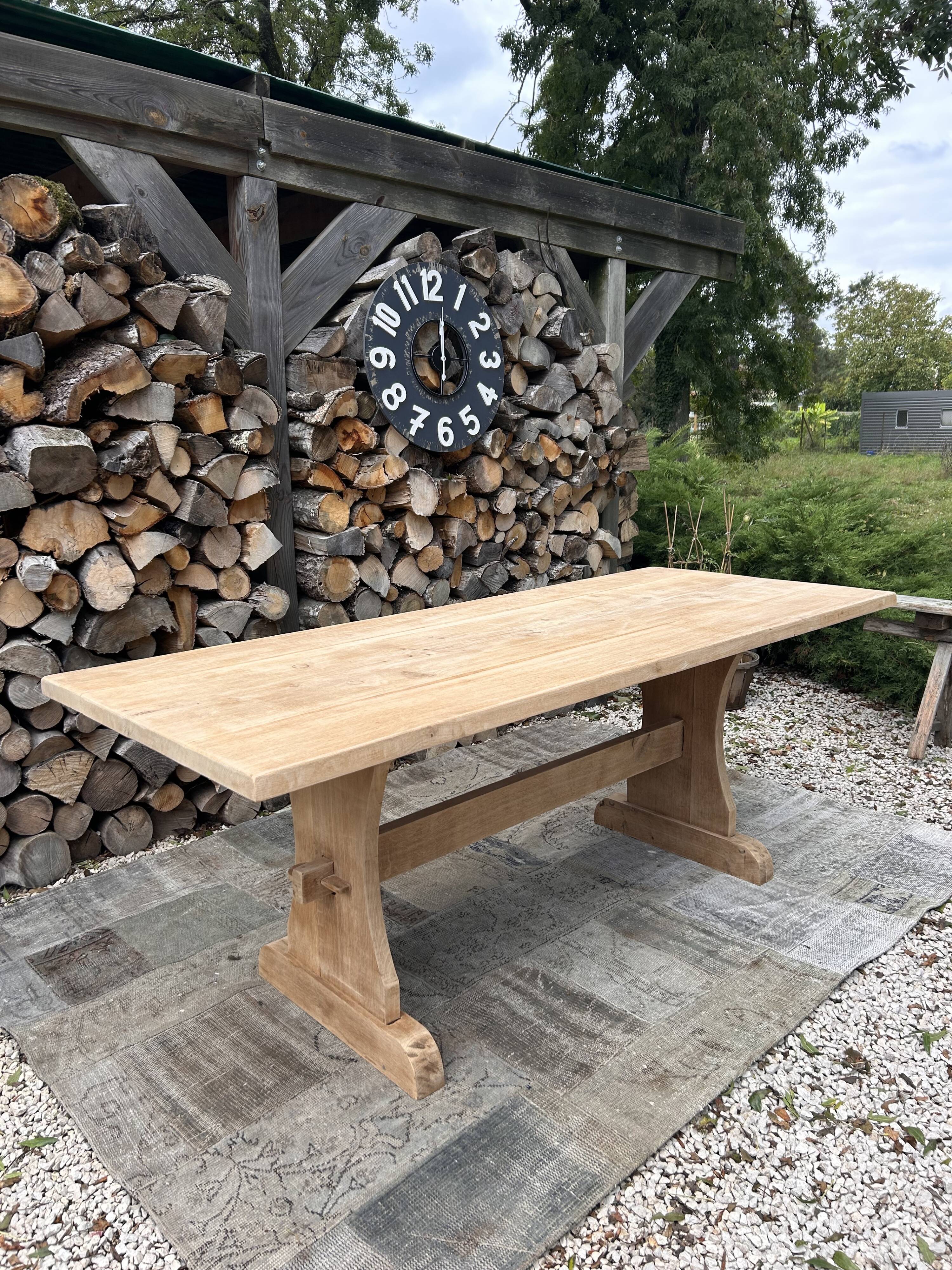 Renovated farmhouse table