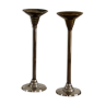 Pair of art deco style candle holders