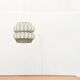 White metal pendant lamp from the mid-century by H. Zender for Temde.