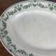 Grand Plat ovale modèle "Champagne ", Badonviller, vert