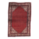 1950s Handmade Wool Boteh Rug, Red and Ivory, 104 × 156 cm - 1C1299