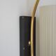 Vintage brass tip wall light