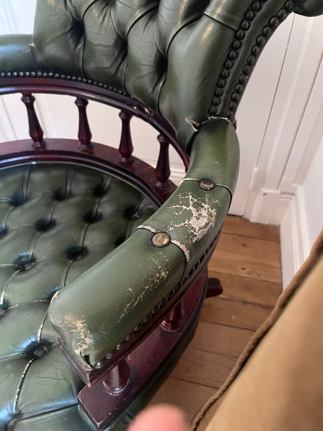 Chesterfield armchair