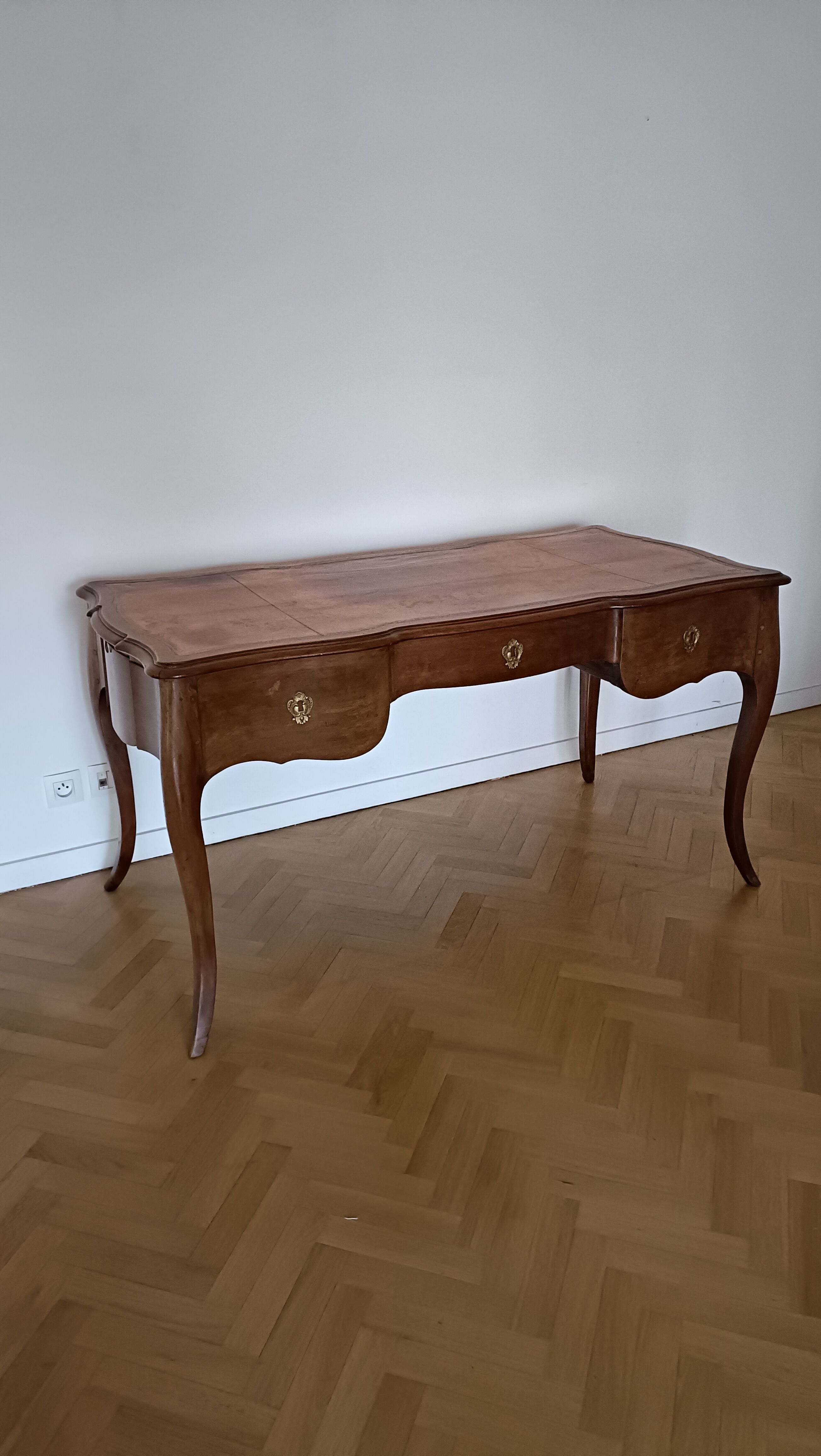 Office louis xv, walnut, 19th