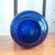 Vase boom bleu et or