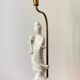 Fine ceramic lamp from the early 20th century