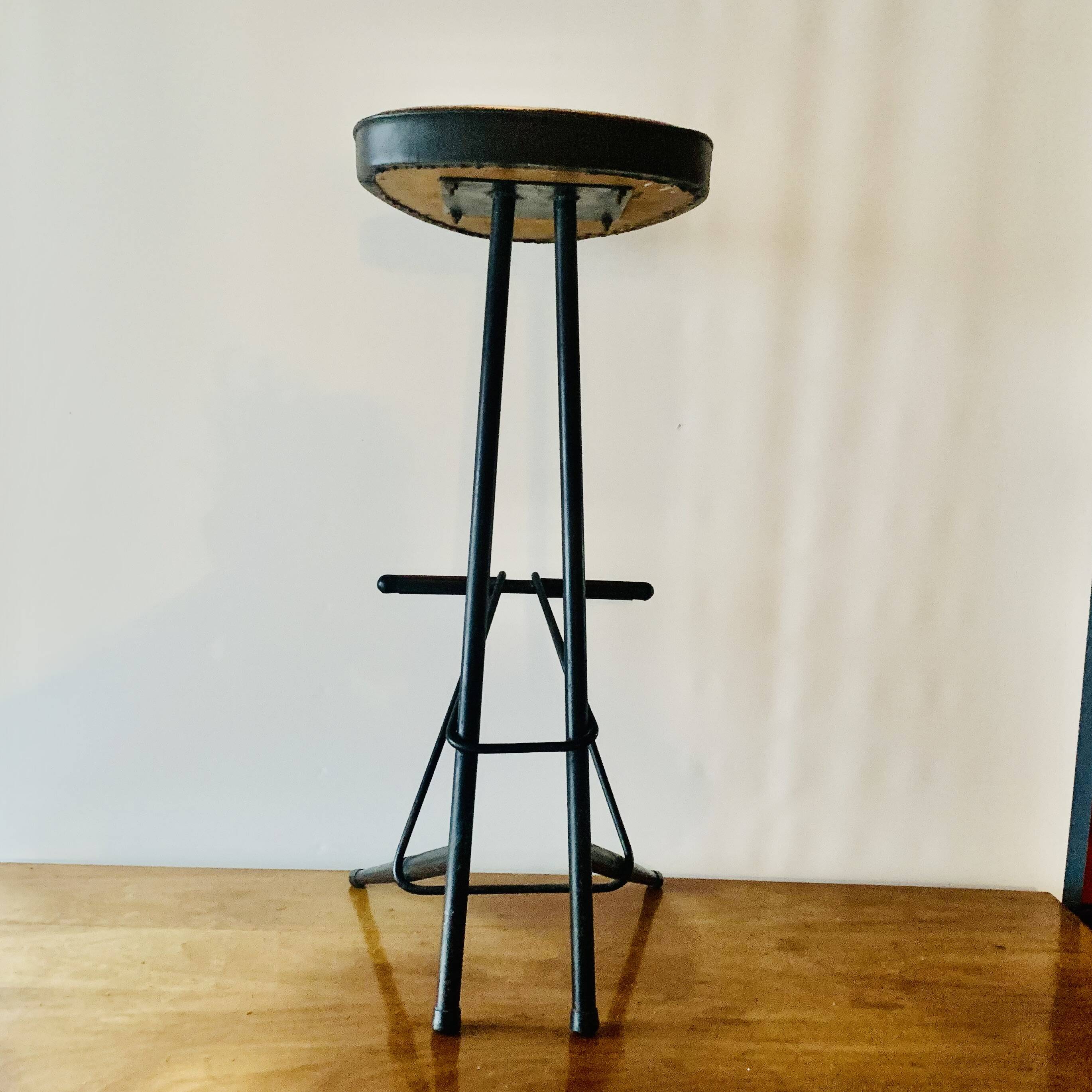 TUBAX bar stool by Willy Van Der Meeren - Belgium - 1950.