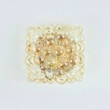 Mid Century Bubble Glass Ceiling Light Tynell For Limburg, Germany, 1970s