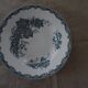 Assiette ancienne faience ancienne  St Amand décor Daisy fleurs bleue
