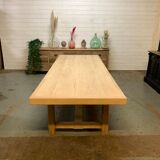 XXL solid oak farm table