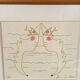 Lithograph, double profiles, Jean Cocteau
