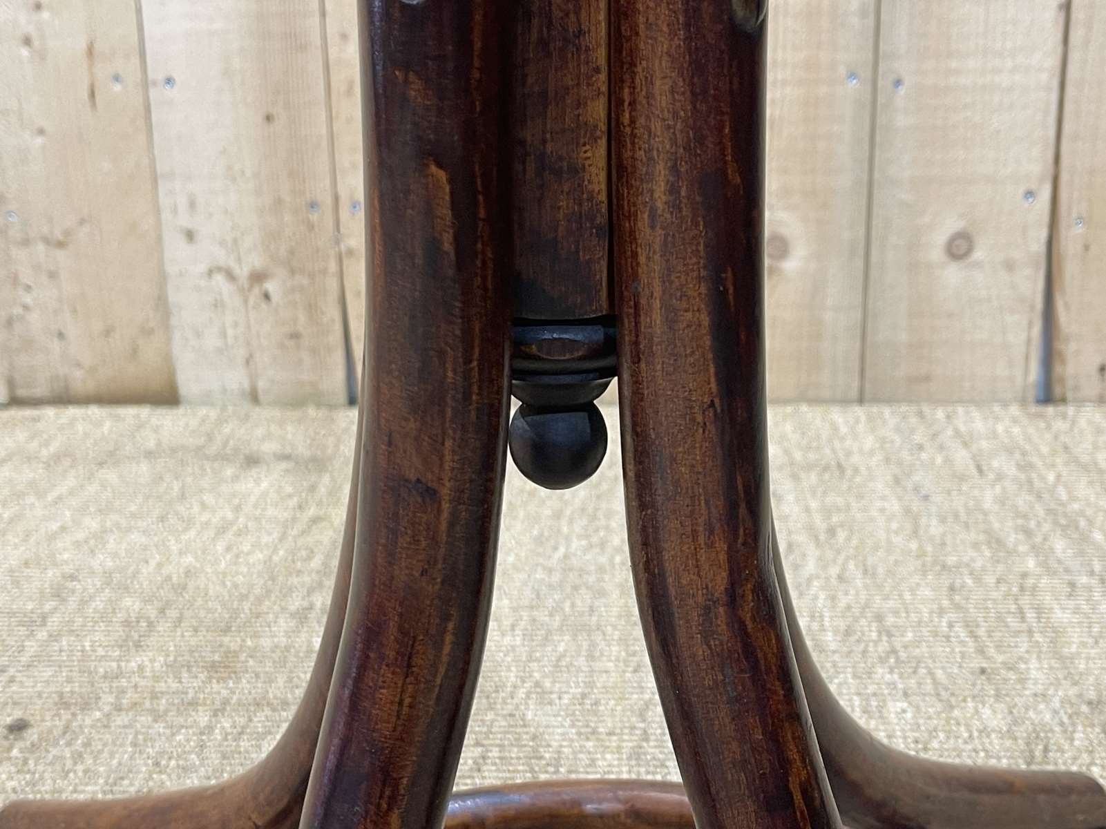 Coat rack early twentieth century in turned beech