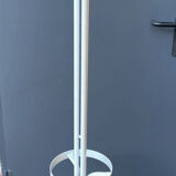 Vintage cylindrical coat rack with chrome hook