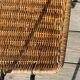 Rattan and steel armchair