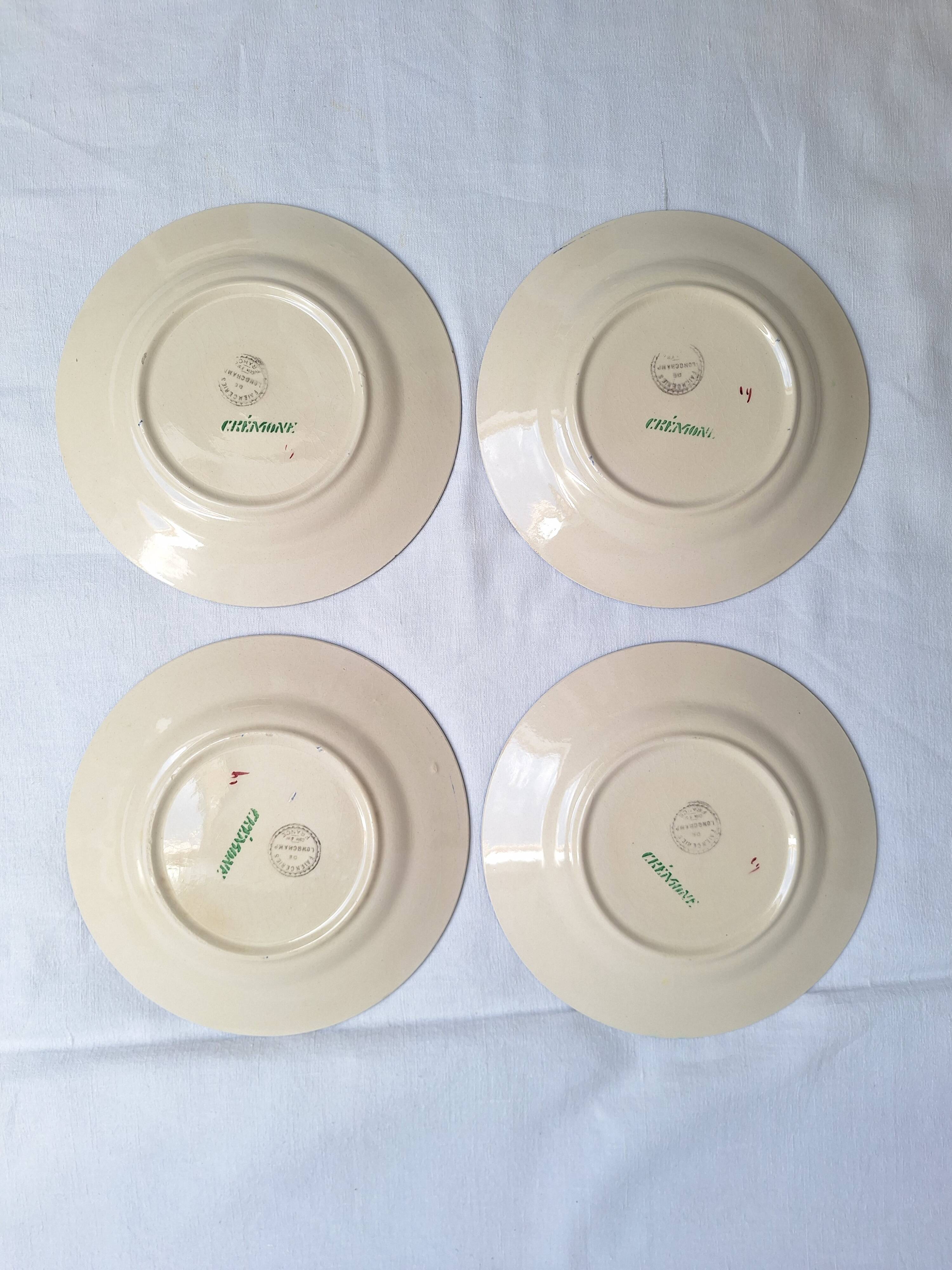 Longchamp dessert plates