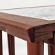 Rosewood nesting tables with ceramic tiles, Denmark, 1960s, set of 3