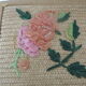 Straw and raffia sewing basket