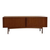 Danish teak tambour door Sideboard by Bernt Petersen 60s