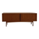Danish teak tambour door Sideboard by Bernt Petersen 60s