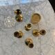 Candle holders 6 pieces F.W brass