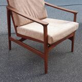 Scandinavian teak armchair 1960