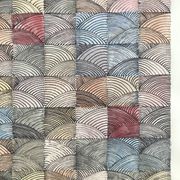 Contemporary school: mixed technique on paper, Untitled (shell), circa 2021
