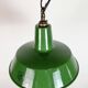 Industrial Green Enamel Factory Pendant Lamp from Revo, 1950s