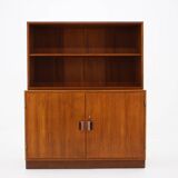 1960s Børge Mogensen Teak Cabinet Bookcase, Denmark