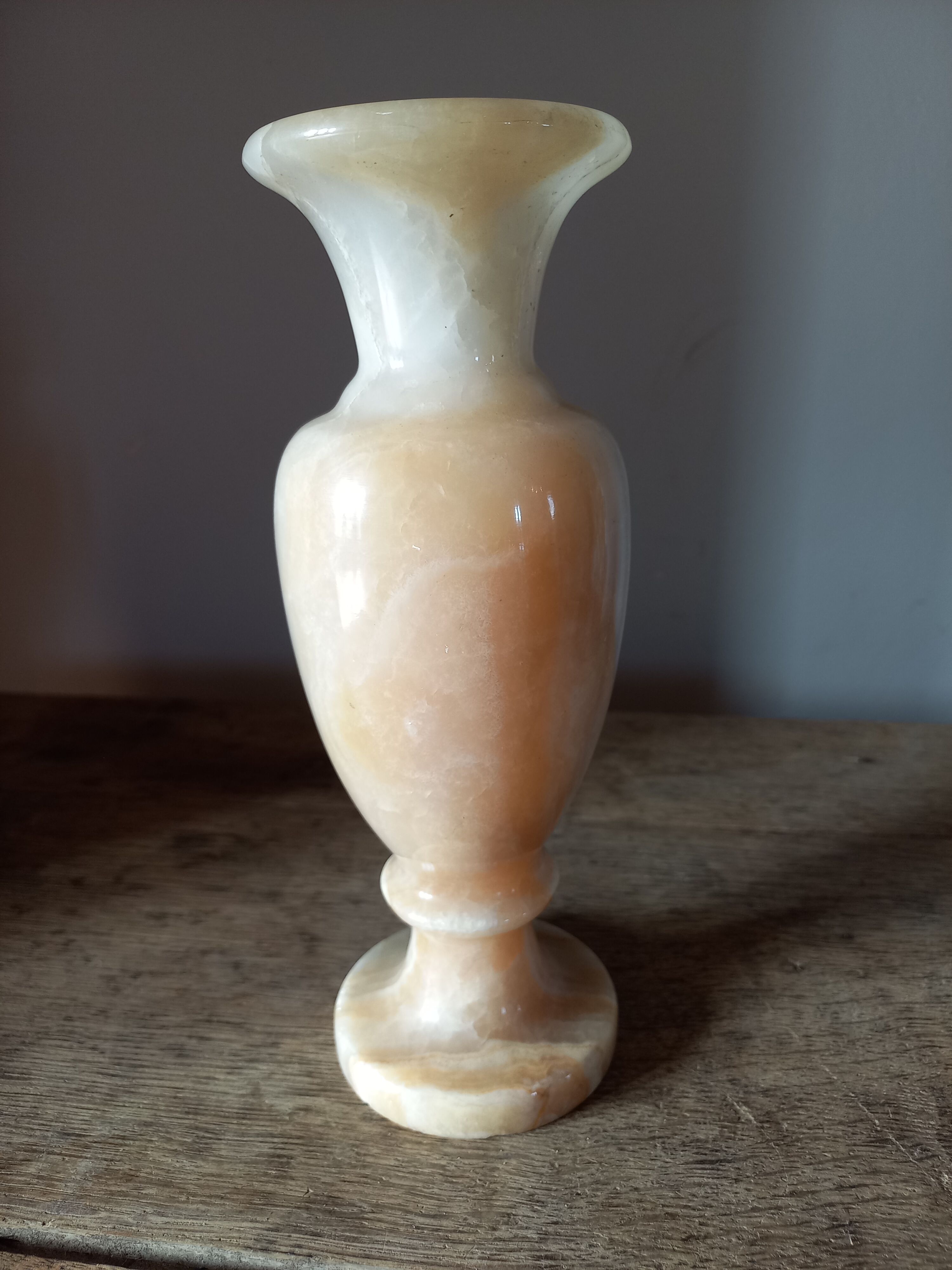 Vintage alabaster vase