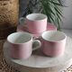 Pink coffee set 6