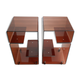 Michel Dumas bedside tables from the 70s