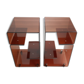 Michel Dumas bedside tables from the 70s