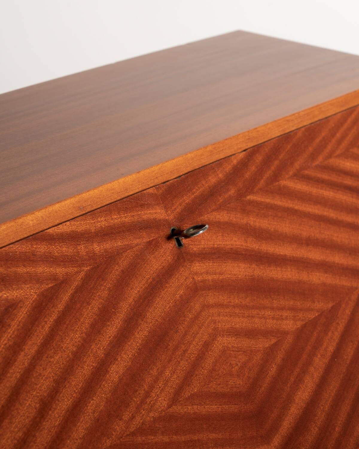 Scandinavian mahogany secretary, 1960s