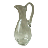 EWATER PITCHER CARAFE IN THICK GLASS WITH CUT-SIDE EFFECT