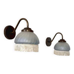 Paire d'appliques vintage