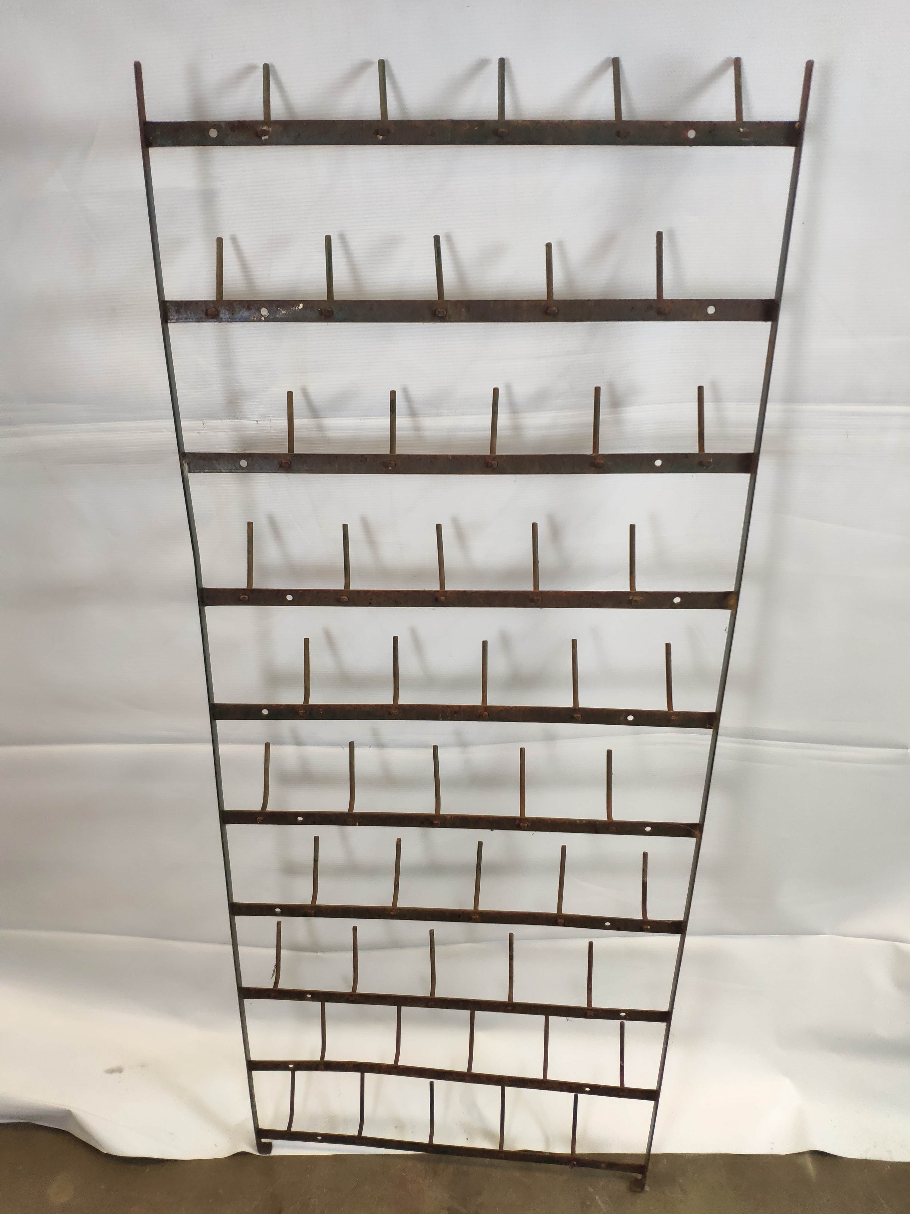 Metal wall bottle door
