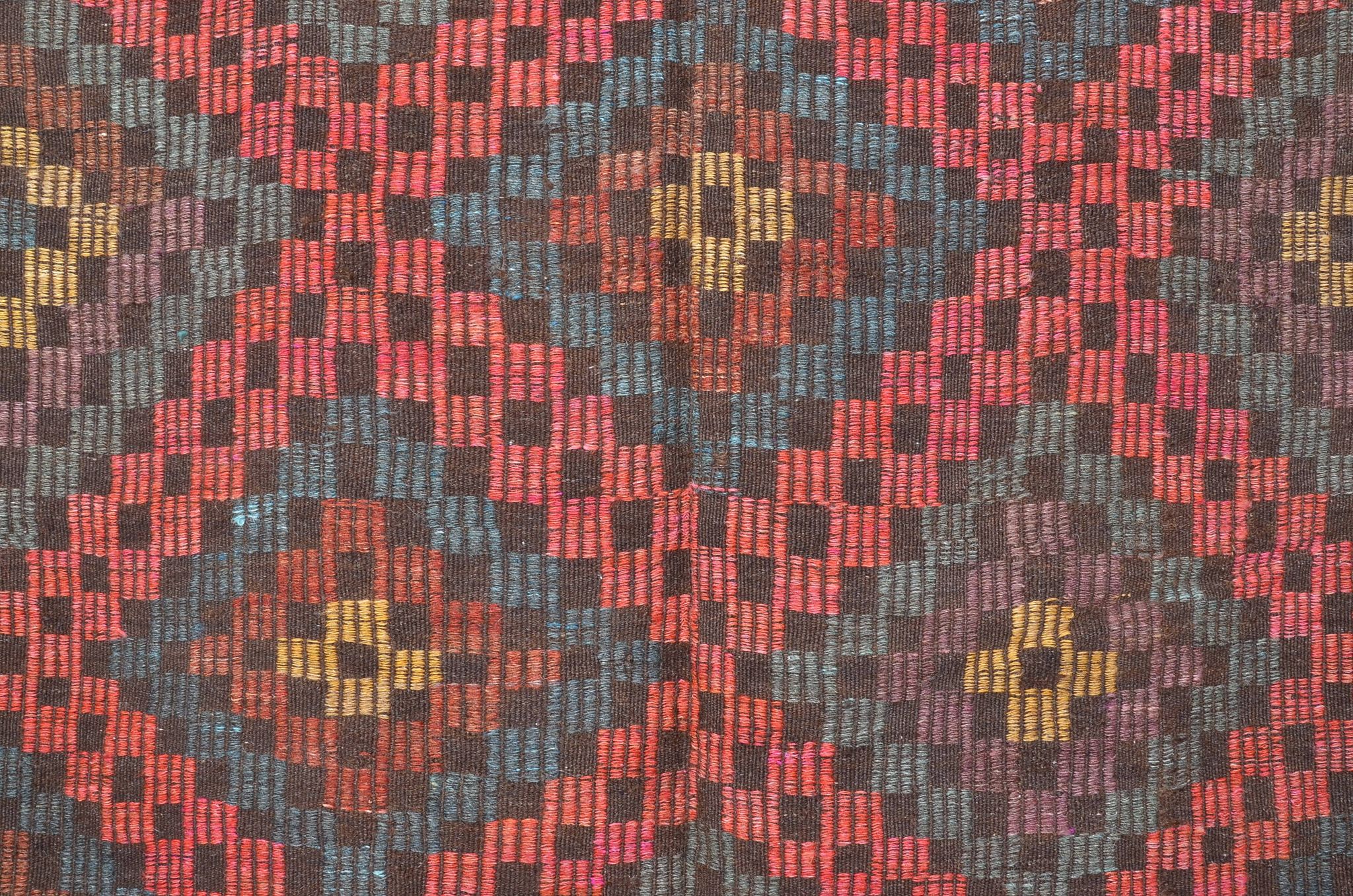 Tapis kilim Oushak anatolien surdimensionné