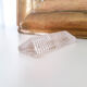 Lot of 6 bubbled glass knife holders