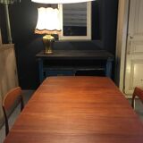 Scandinavian table with extensions-60 's