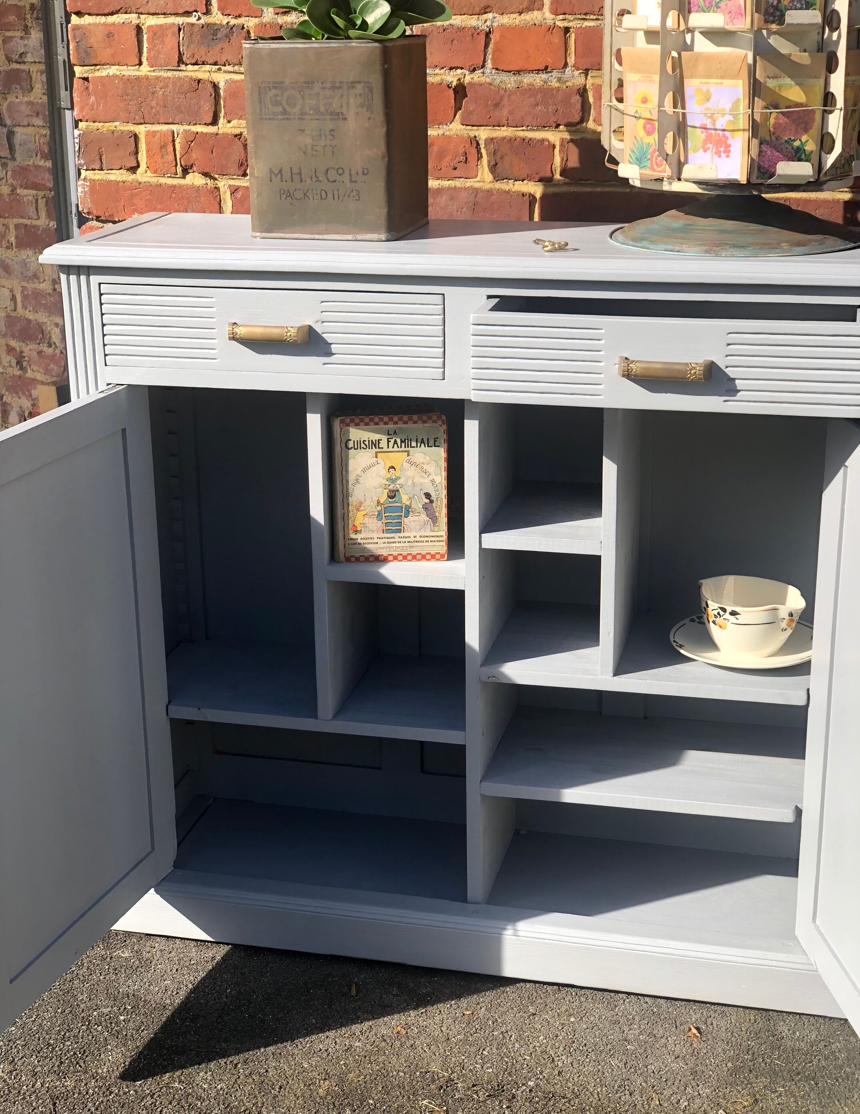 Grey Art Deco buffet