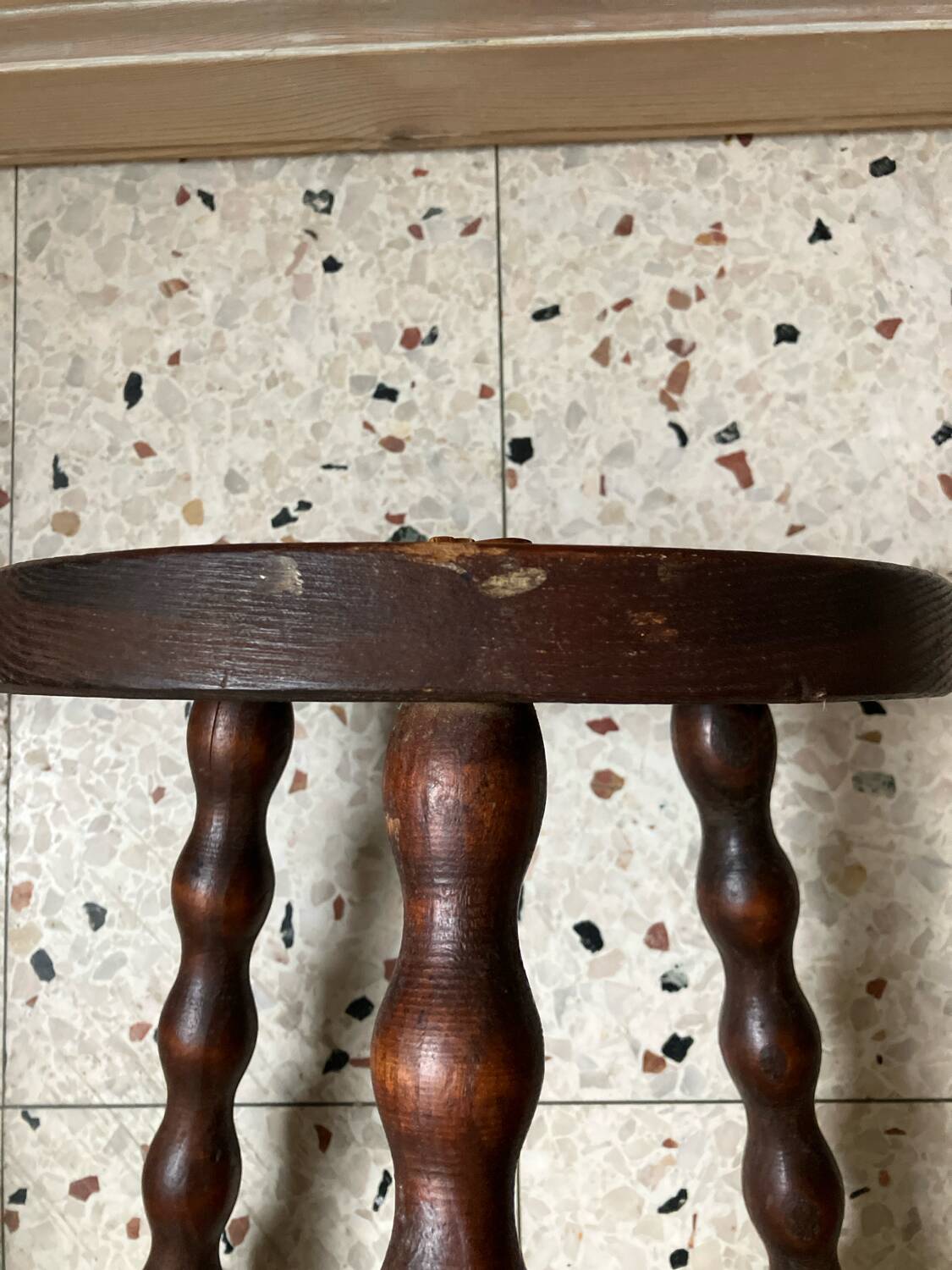 Pair of tripod stools