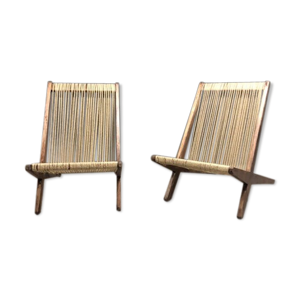 paire de fauteuils danois